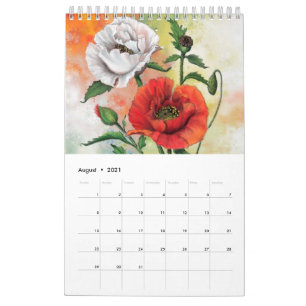 Top 12 mooiste bloemen schilderij kunst migned kalender