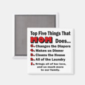 Top 5 des choses que maman fait aimant (Recto/Verso)