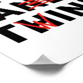 Top A Twink (Stop en Denk) Grappig Poster (Hoek)