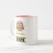 Top Afstuderen geschenken 2025 Tweekleurige Koffiemok (Voorkant links)