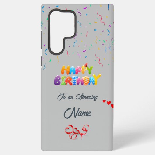 Top Anniversaire Samsung Galaxy S22 Ultra Coque (Verso)