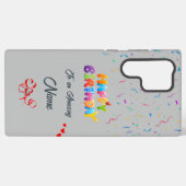 Top Anniversaire Samsung Galaxy S22 Ultra Coque (Verso Horizontal)