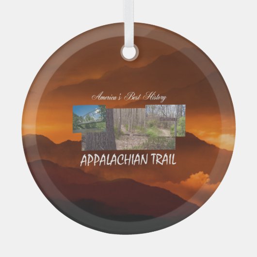TOP Appalachian Trail Ornement en verre (Recto)