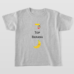 Top banaan met hangende aap Kids T-shirt