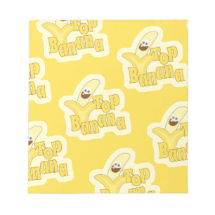 Top Banana Pattern Notitieblok