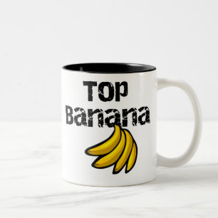 Top Banana Tweekleurige Koffiemok