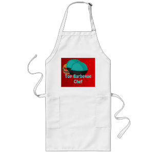 Top Barbeque Chef > Funny Sayings Cooking Aprons Lang Schort