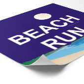 TOP Beach run Poster (Hoek)