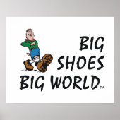 TOP Big Shoes Big World Poster (Voorkant)
