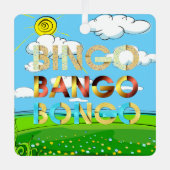 TOP Bingo Bango Bongo Metal Ornament (Voorkant)