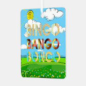 TOP Bingo Bango Bongo Ornement métallique (Avant gauche)