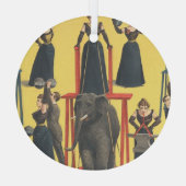 TOP Bodybuilding Girl Glass Ornement (Verso)