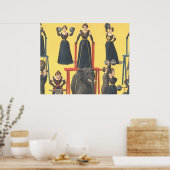 TOP Bodybuilding Girl Poster (Keuken)