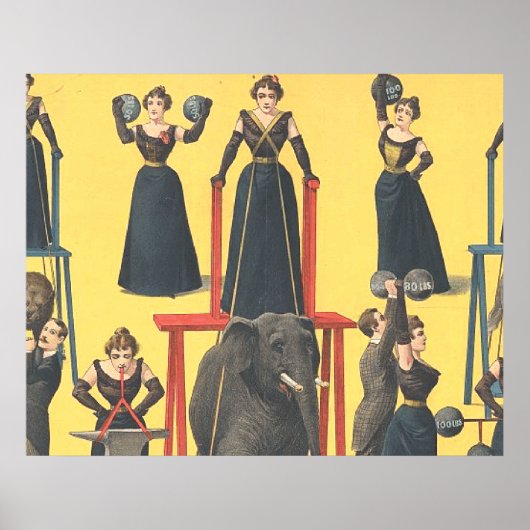 TOP Bodybuilding Girl Poster (Voorkant)