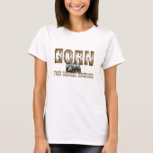 TOP Born for Horse Racing Ladies T-Shirts (Devant)