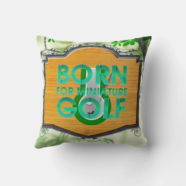 TOP Born for Miniature Golf Kussen (Achterkant)