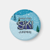 TOP Born for Ski Jumping Magneet (Voorkant)