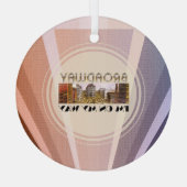 TOP Broadway Star Glass Ornament (Achterkant)