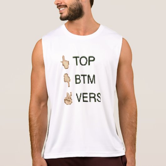 'top btm vers' t-shirt (Voorkant)