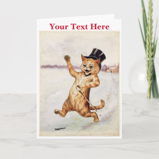 Top Cat ! - Louis Wain Carte de remerciements (Devant)