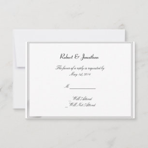 Top Chapeaux Bow Cravate Blue Gay Mariage Carte de