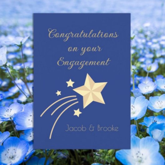 Top Choice ! Carte Fiançailles personnalisée