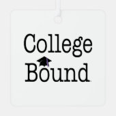 TOP College Bound Metal Ornament (Achterkant)