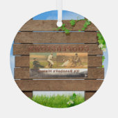 TOP Cooperstown Glass Ornament (Achterkant)