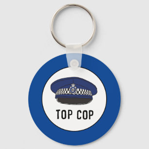 Top Cop. Politieagent of Agent. Sleutelhanger