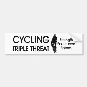 TOP Cycli Triple Threat Bumpersticker