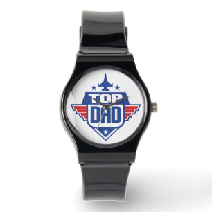 Top Dad vliegtuig Horloge
