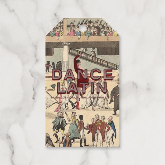 TOP Dance Latijn Cadeaulabels (Achterkant)