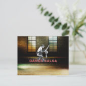 TOP Dance Salsa Briefkaart (Staand voorkant)