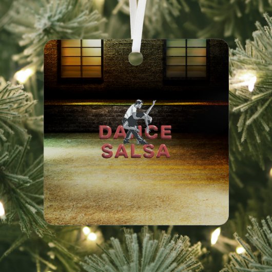TOP Dance Salsa Metal Ornament (Insitu)