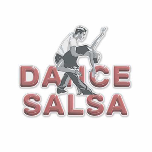 TOP Dance Salsa Sticker (Voorkant)