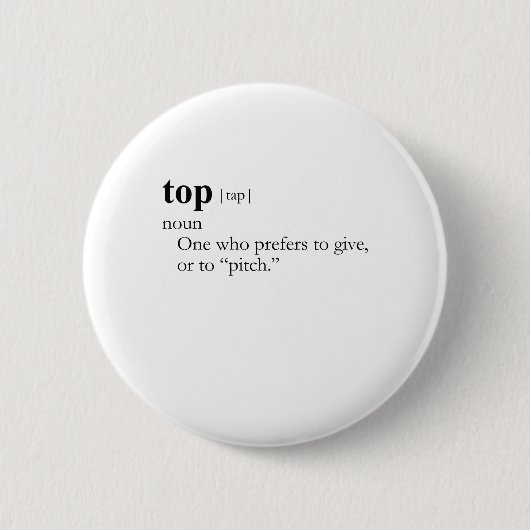 TOP (definitie) Ronde Button 5,7 Cm (Voorkant)