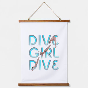 TOP Dive Girl Dive Dive Hangend Wandkleed