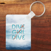 TOP Dive Girl Dive Sleutelhanger (Achterkant)
