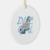 TOP Dive Girl Keramisch Ornament (Rechts)
