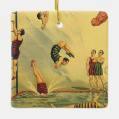TOP Diving Old School Keramisch Ornament (Voorkant)
