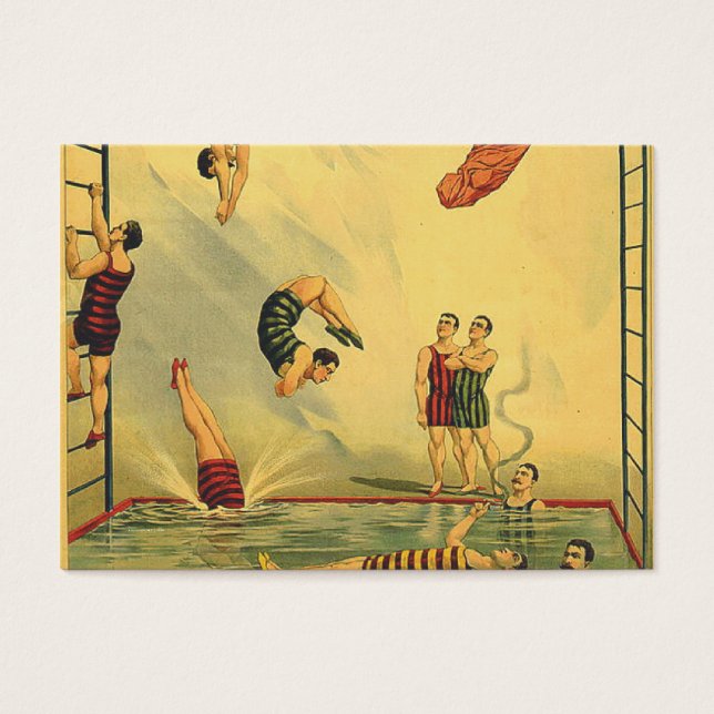 TOP Diving Old School Visitekaartje (Voorkant)