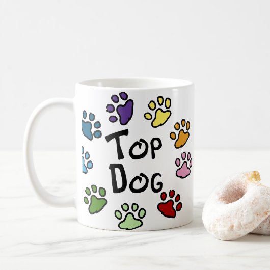 Top Dog Koffiemok (Met donut)