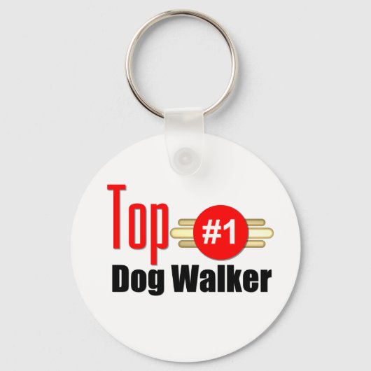 Top Dog Walker Sleutelhanger (Voorkant)