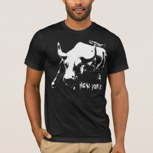 Top du T-shirt New York NY Shirt Bull Souvenir