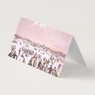 TOP Eén prachtig Schaats Visitekaartjes