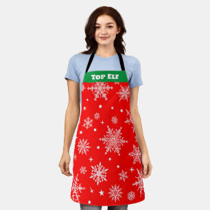 "Top Elf" Kerst vakantie Schort
