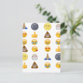 Top emoji collectie briefkaart (Staand voorkant)