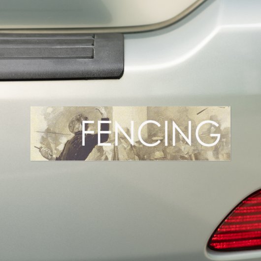 TOP Fencing Bumpersticker (Op auto)