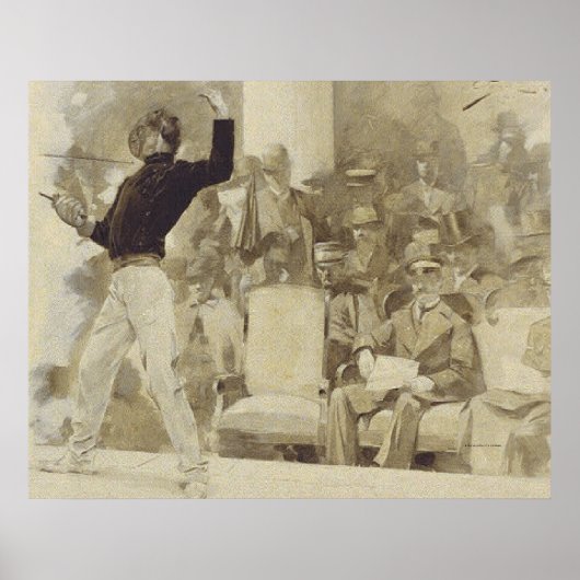 TOP Fencing Poster (Voorkant)