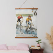 TOP-fietsende oude school Hangend Wandkleed (Slaapkamer)